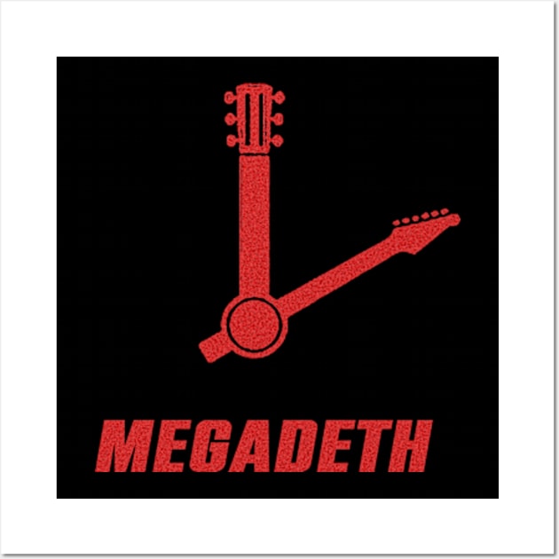 vintage megadeth band Wall Art by setupid kupid